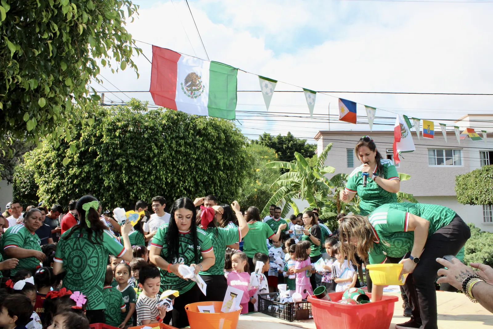 Actividad de playeras tie-dye